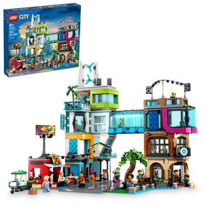 Lego City Apartment Building Fun Toy Set With Connecting Room Modules 60365  : Target