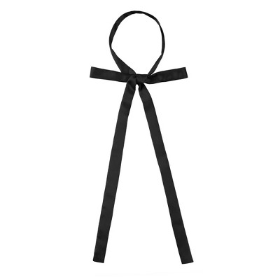 Allegra K Women's Long Self Tie Solid Color Ribbon Cosplay Elegant Neck ...