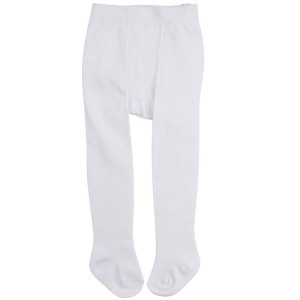 RuffleButts Baby Girls Footed RuffleButt Tights - 1 of 2