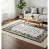 The Lord’s Prayer Woven Throw – 50x60 Inch Cotton by Manual Woodworkers and Weavers - 3 of 3