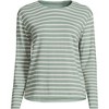 Lands' End Women's Long Sleeve Mariner Jersey Crewneck Tee - 3 of 4