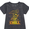 - Peanuts - Chill Snoopy Graphic Short Sleeve Fleece Dress - 2 of 4