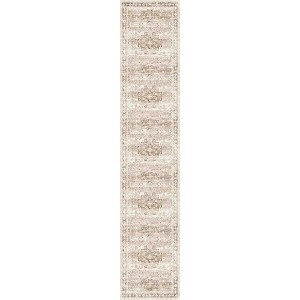 2'x10' Washable Neutral Farmhouse Boho Runner Rug - 1 of 4