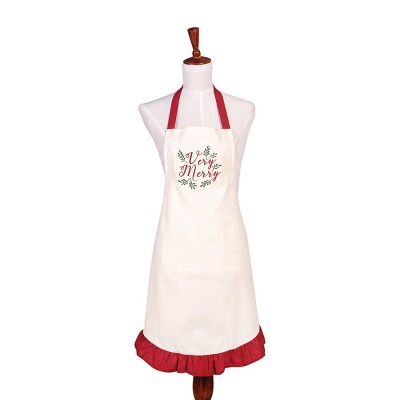 C&F Home Very Merry Embroidered Apron