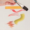 Creative Mark Mimik Squirrel Professional Watercolor Brushes Set of 12 High Color Load Synthetic Squirrel Brush Set with Filbert, Flat Wash, Rigger, - 4 of 4