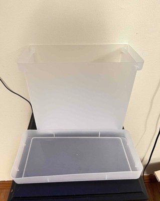 Plastic Hanging File Crate With Lid - Brightroom™ : Target