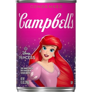Campbell's Condensed Disney's Princess Chicken & Pasta Shapes Soup - 10.5oz - 1 of 4