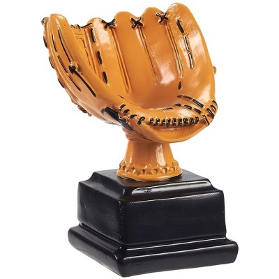 Juvale Baseball Glove Trophy Sports Award for Tournaments, Competitions, Party Favor, 5.75 x 4.5 x 4 in