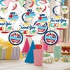 Big Dot of Happiness Thank You Teachers - Teacher Appreciation Hanging Decor - Party Decoration Swirls - Set of 40 - 2 of 4