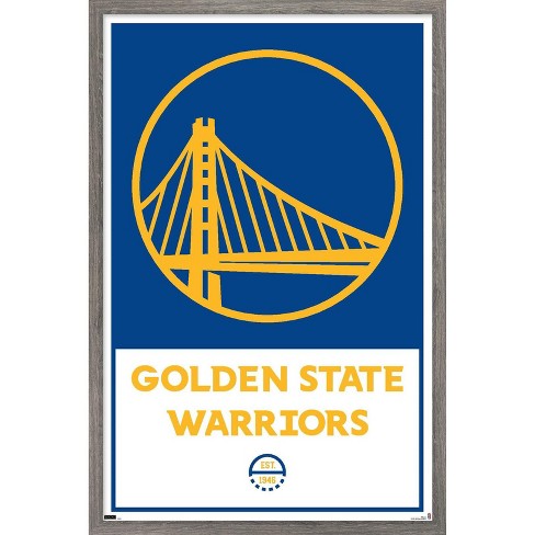 Trends International Nba Golden State Warriors - 2022 Commemorative Nba  Finals Team Logo Framed Wall Poster Prints : Target