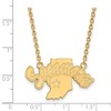 Black Bow Jewelry 10k Yellow Gold Indiana State Sycamores NCAA Necklace 18 Inch - 2 of 4