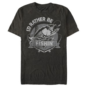 Men's Lost Gods Rather Be Fishin' T-Shirt - 1 of 4