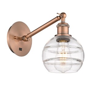 Rochester - 1 Light Arm Adjusts Up and Down Wall Sconce In Industrial Style-7.88 Inches Tall and 5.88 Inches Wide - 1 of 1
