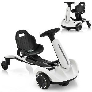 Costway 6V Kids Ride On Drift Car Electric Drifting Go Kart for Kids with 360° Spin Dark/Pink/Red/White - 1 of 4