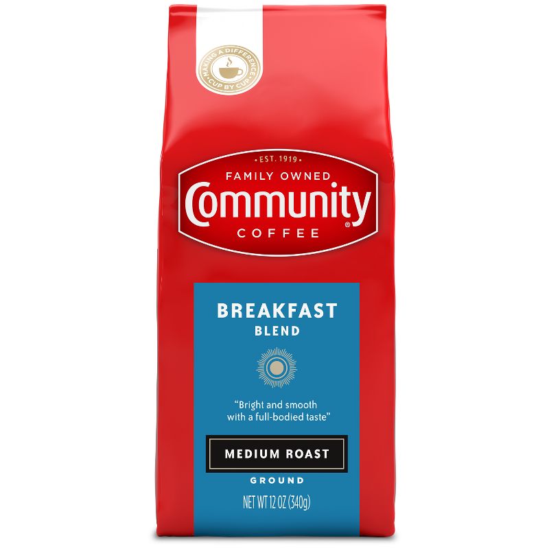 Community Coffee Breakfast Blend Medium Roast Ground Coffee, 1 of 6