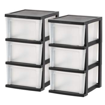 IRIS USA Plastic Storage Drawers Container Organizer for Clothes