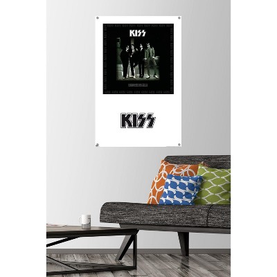 Trends International KISS - Dressed To Kill Album Series Unframed Wall Poster Print Clear Push Pins Bundle 22.375" x 34"