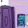 Whisen 3-Piece Luggage Set & Suitcases with 3 Different Sizes and TSA Lock, Easy Access Front Pockets - 3 of 4