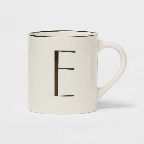 Cute Alphabet K Printed Coffee Mug Microwave Safe Coffee Mug for Gift