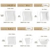 vancasso 36 Pieces Ceramic Dinnerware Set, Wite Poreclain, Irregular Shape Plates, Dinner/Dessert/Soup Plate, Bowl, Cup And Saucer, For 6 People - 2 of 4