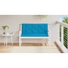 vidaXL Garden Bench Cushion Set of 2 Light blue - 3 of 4