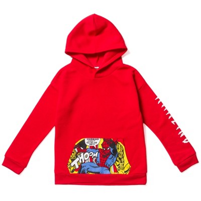 Marvel Spider-Man Fleece Pullover Hoodie Little Kid