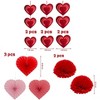 Heart Decoration Set Valentine Decoration Set Wedding Anniversary Hanging Supplies Wedding Room Hanging Decorations - 2 of 4
