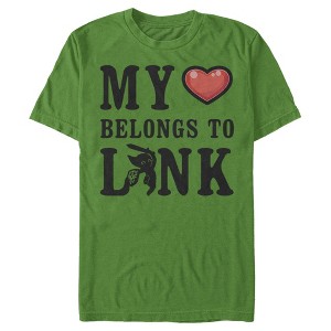 Men's Nintendo My Heart Belongs to Link T-Shirt - 1 of 4
