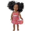 Doll Clothes Superstore Handmade Neon Flower Dress for 18-Inch Dolls – Fits American Girl, Our Generation & My Life Dolls - 3 of 4
