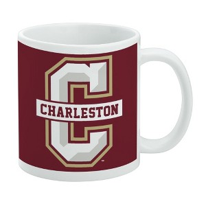 College of Charleston Cougars Logo Ceramic Coffee Mug Novelty Gift Mugs for Coffee Tea and Hot Drinks 11oz White - 1 of 4