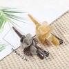 Unique Bargains Women's Metal Long Duckbill Hair Clips Gray Light Coffee 5.31"x2.17"x1.18" 2 Pcs - 4 of 4