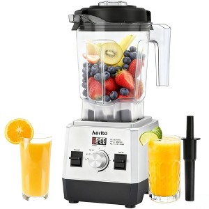 Aeitto Blenders for Kitchen with 68Oz. Large Capacity,  3 Preset Programs & 7 Speeds, Professional Countertop Blender for Smoothies, Ice Crush, Silver - 1 of 4