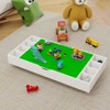 LOVSON The 2 in 1 Rollaway Play Table and Toy Organizer Compatible with Lego Suitable for Storing Under Bed or Sofa-White - 4 of 4
