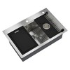 CASAINC 33" Topmount Drop-in Stainless Steel Single Bowl Kitchen Sink with Included Accessories - 3 of 4