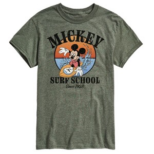 Men's - Disney - Mickey Surf School Short Sleeve Graphic T-Shirt - 1 of 4