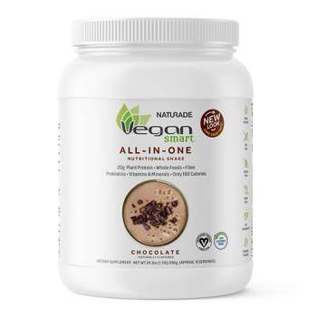 Naturade VeganSmart All-In-One Plant Based Nutritional Shake - Chocolate - 24.3oz