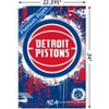 Trends International NBA Detroit Pistons - Maximalist Logo 23 Unframed Wall Poster Prints - 3 of 4