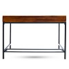 GDFStudio Lombok Industrial Acacia Wood Home Office Storage Desk, Dark Oak - 4 of 4