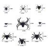 Nifti Nest 72 PCS 69 Plastic Black Spiders & 3 Spiderwebs - 2 of 4