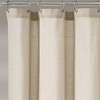 Lush Décor Linen Button Shower Curtain Single - 3 of 4