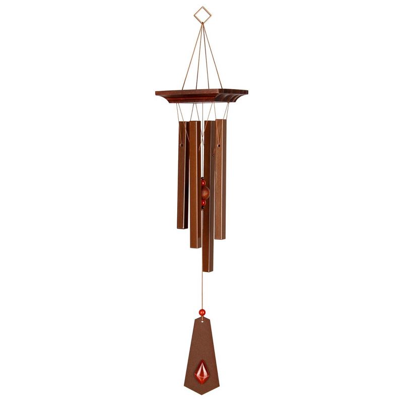 Woodstock Wind Chimes Signature Collection, Woodstock Rustic Chime, 22'' Wind Chime, 1 of 8