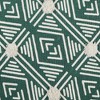 Design Imports Geometric Textured Fringe - Teal - 2 Ft 3 In X 6 Ft - 3 of 4