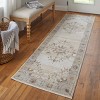 Celene Traditional Bordered Tan/Brown/Gray Area Rug - 2 of 4