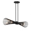 Savoy House Longfellow 6 - Light Chandelier in  Matte Black - 2 of 4