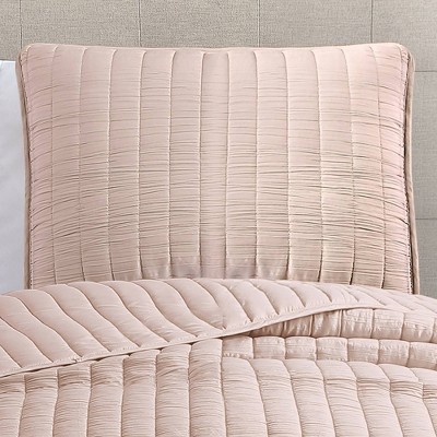 Riverbrook Home 3pc Full/Queen Moonstone Quilt Bedding Set Light Pink: Polyester, Machine Washable, Includes Shams — фото 2
