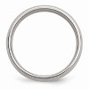 Black Bow Jewelry Stainless Steel & 14K Gold Inlay, 8mm Satin Unisex Band - 2 of 4