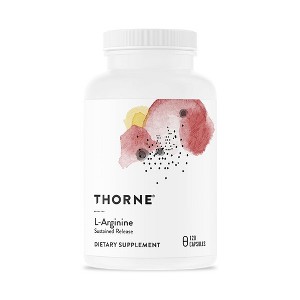 Thorne L-Arginine Sustained Release (Formerly Perfusia-SR) - 120 Capsules - 60 Servings - 1 of 4