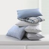 Tribeca Living Twin Tribeca Plaid 300 Thread Count Cotton Extra Deep Pocket Sheet Set - image 3 of 3