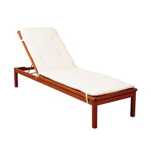 Amazonia Solid Wood 100 FSC Lounger - 1 of 4