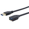 Monoprice USB 3.0 Type-A Male to Type-A Female Extension Cable - 6 Feet - Black | Use with PlayStation, Xbox, Oculus VR, USB Flash Drive, Card Reader, - 2 of 4